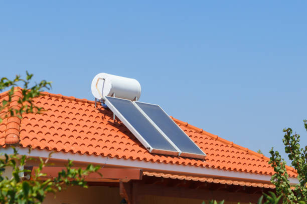 Solar Water Heating on rooftop